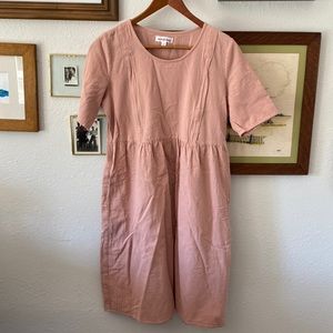 Wren & Ivory Maternity and Zippered Nursing Dress | Size Small